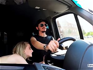 bums BUS - diminutive German nymph penetrated and facialized